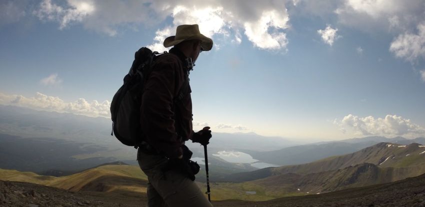 Above Tree Line, Nice Lake View