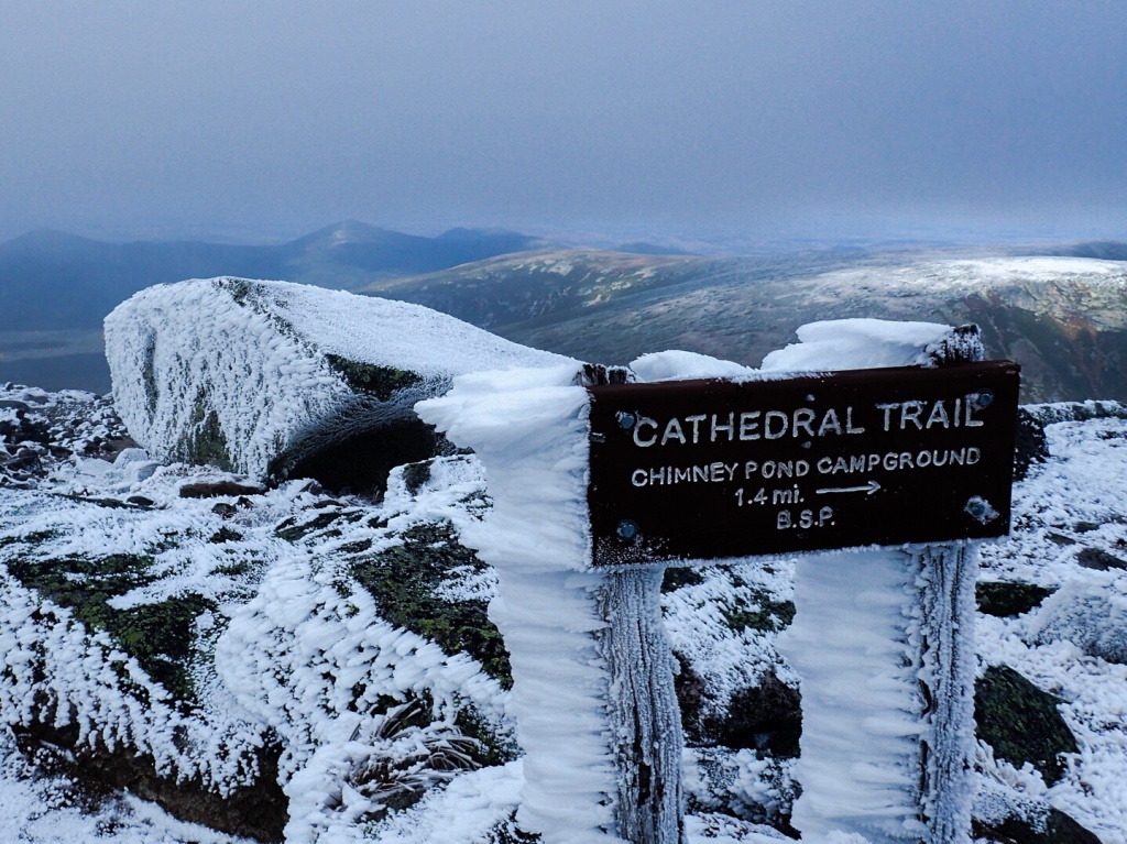 Mt Katahdin, ME Rhyme Ice