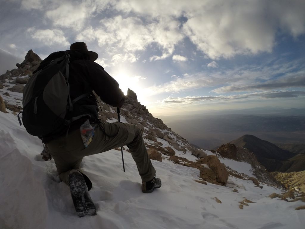 Boundary Peak Nevada - Jutting Rocks