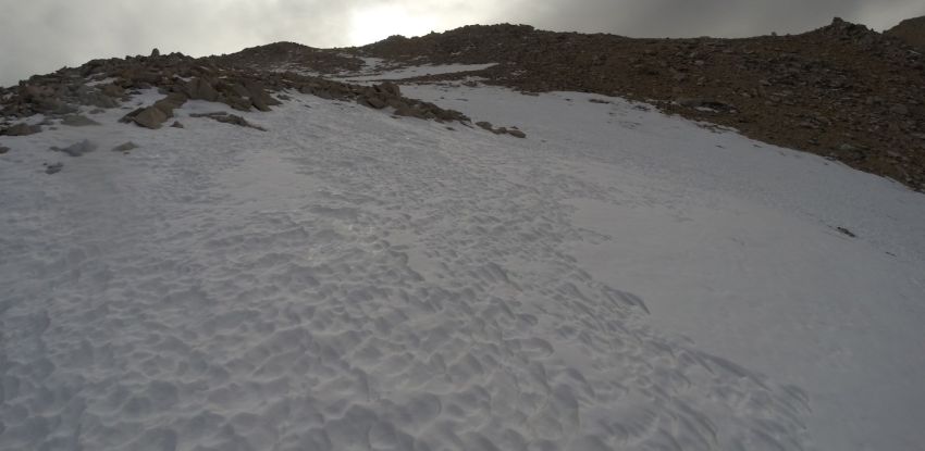 Deep Slushy Snow, Making Progress Slow