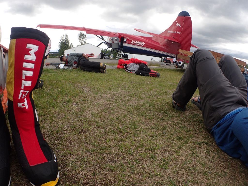 Denali 2015 Laying by Plane