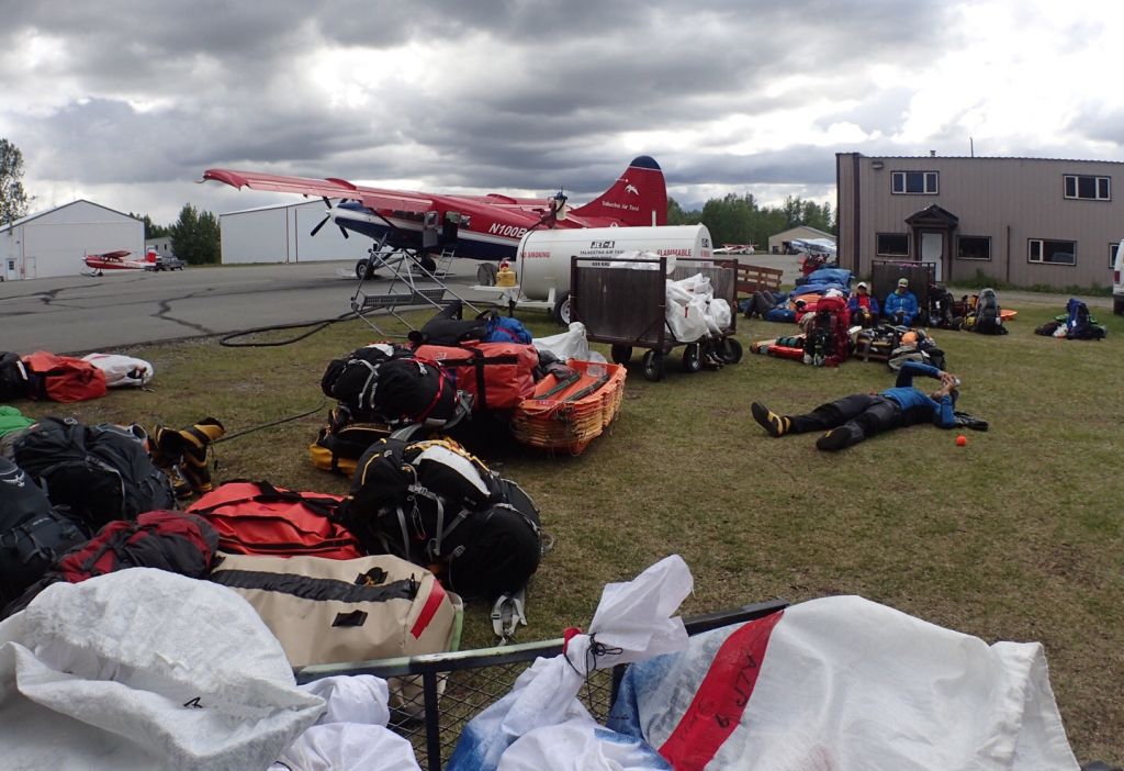 Denali 2015 Waiting By Plane 2