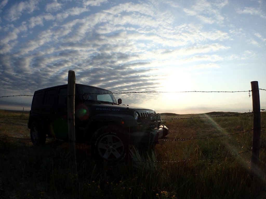 White Butte North Dakota Jeep