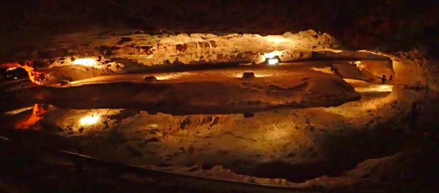 Much of the Meramec caverns follow a river