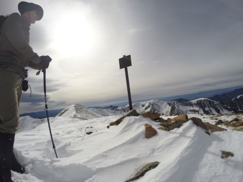 The second highest mountain in New Mexico