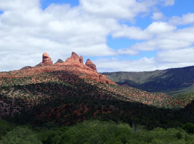 There were many amazing formations like this one around Sedona.