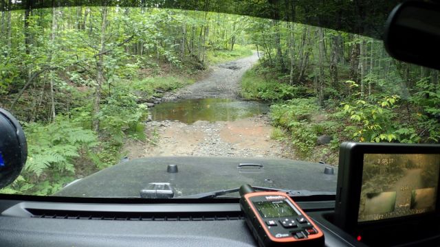 One of the water crossings along the way.