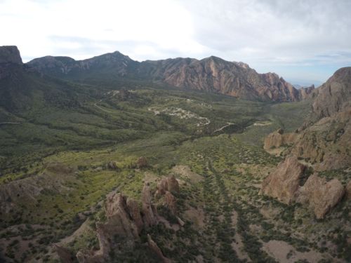 Since it is illegal to fly a drone in a national park, I had to throw my camera really, really high to get this shot.